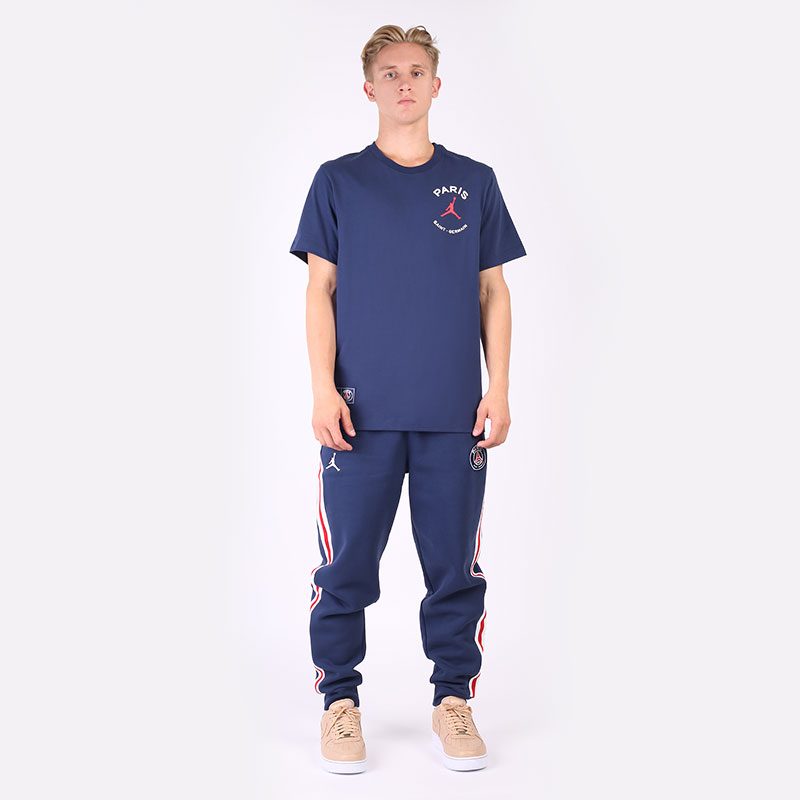 Мужская футболка Jordan Paris Saint-Germain Logo T-Shirt (DB6514-410)  - цена, описание, фото 6